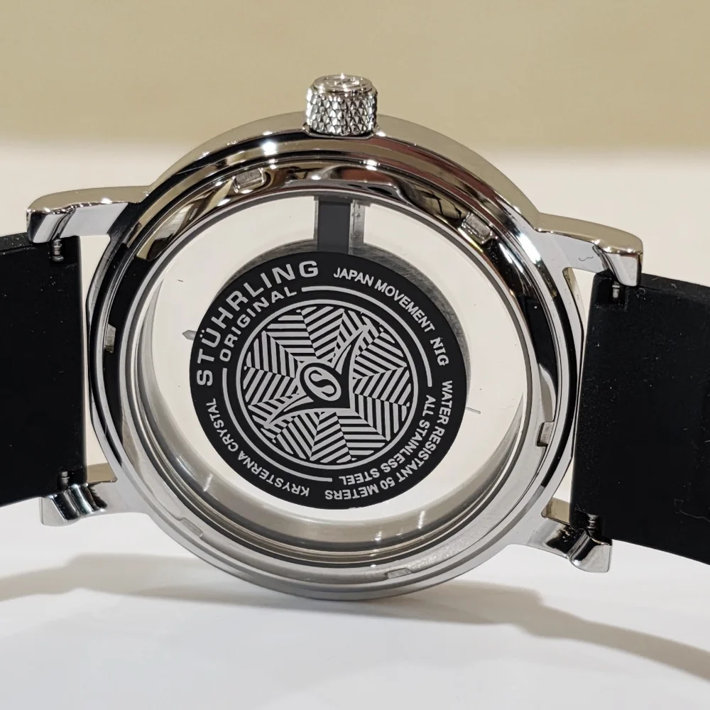 Stuhrling Sniper 3915 Quartz 42 mm Classic Aviator Original Men's Wrist Watch